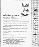 Tarble Arts Center Newsletter February 1998 by Tarble Arts Center