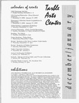 Tarble Arts Center Newsletter December-January 1998-1999