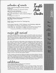 Tarble Arts Center Newsletter November 2000