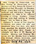 Mr. and Mrs. George W. Kasserman Visit George W. Kasserman Jr. in Texas 8-28-1942