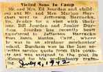 Bill Jourdan and Junior Burcham parents visit Jefferson Barracks 7-9-1942 by Newton Illinois Public Library