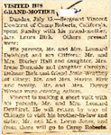 Sgt. VIncent Dewhirst visits family 7-15-1942
