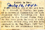 Frank Gorrell enlists in Navy 7-16-1942 by Newton Illinois Public Library
