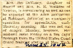 Mrs. Jim Devaney undergoes emergency operation 6-25-1942 by Newton Illinois Public Library