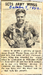 Daniel Wayne King earns wings 10-8-1942 by Newton Illinois Public Library