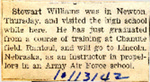Stewart Williams training at Chanute Field 10-13-1942 by Newton Illinois Public Library