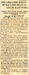 Joe Gregorie Helps Nuild Ledo Road on Assam, East India 8-24-1944 by Newton Illinois Public Library
