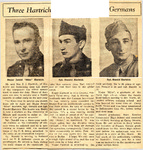 Three Hartrich Brothers Fighting Germans 12-14-1944 by Newton Illinois Public Library