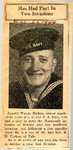 Has Had Part In Two Invasions (Harold Wayne Hickox) 12-21-1944