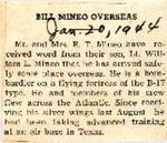Bill Mineo Overseas 1-20-1944 by Newton Illinois Public Library