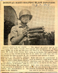 Donovan Scott Helping Blast Japanese 8-2-1945