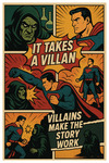 Villains Title Page by Todd Bruns