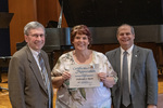 Deborah J. Smith (20 Years of Service), with President Glassman and Paul A. McCann, Vice President for Business Affairs by Beverly Cruse