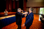Judy Gorrell with President Glassman by Jay Grabiec